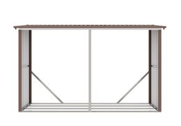 Přístřešek na dřevo G21 WOH 682 - 302 x 119 cm, hnědý