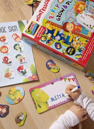 Hračka Liscianigioch Montessori Baby - Metr s deníkem