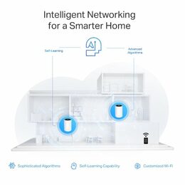 WiFi router TP-Link Deco XE75 Pro(1-pack) AXE5400, WiFi 6E, 1x 2.5GLAN, 2x GLAN / 574Mbps 2,4GHz/ 2402Mbps 5GHz/ 2402 6G