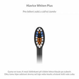 Náhradní hlavice TrueLife SonicBrush K-series heads Whiten Plus black 2 pack