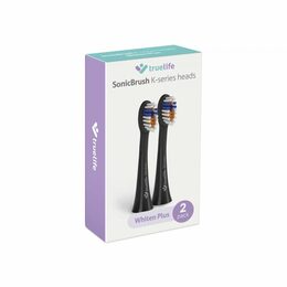 Náhradní hlavice TrueLife SonicBrush K-series heads Whiten Plus black 2 pack