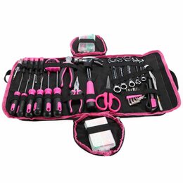 Sada nářadí Sixtol HOME PINK 120 BAG