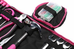 Sada nářadí Sixtol HOME PINK 120 BAG