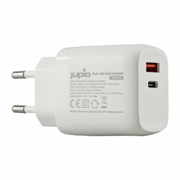 Adaptér Jupio Dual USB GaN Charger 30W - zásuvka/USB + USB-C