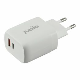 Adaptér Jupio Dual USB GaN Charger 30W - zásuvka/USB + USB-C