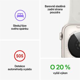 Hodinky Apple Watch SE GPS + Cellular, 44mm Silver Aluminium Case with White Sport Band - Regular - ROZBALENO