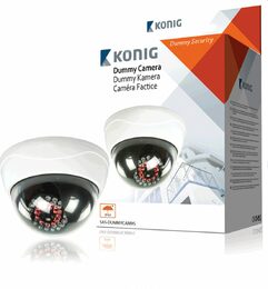 Atrapa Nedis CCTV DOME kamery s 25 IR LED