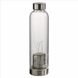 Láhev XAVAX skleněná na nápoje, 500 ml, se sítkem a neoprenovým obalem