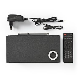 Nedis RDIN3000BK - Internetové Rádio -Stolní Provedení/Bluetooth/Wi-Fi /FM/Inter