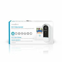 Nedis WIFICDP30WT - Wi-Fi Smart Dveřní Video Telefon | Ovládání Pomocí Aplikace