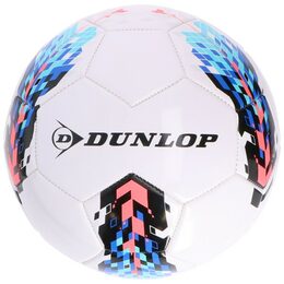 Míč fotbalový Dunlop nafouknutý 20cm 3 barvy vel. 5 v sáčku