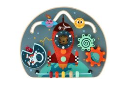 Edukační prkénko/labyrint vesmír dřevěný 29x23cm v krabici 30x28x6,5cm 12m+