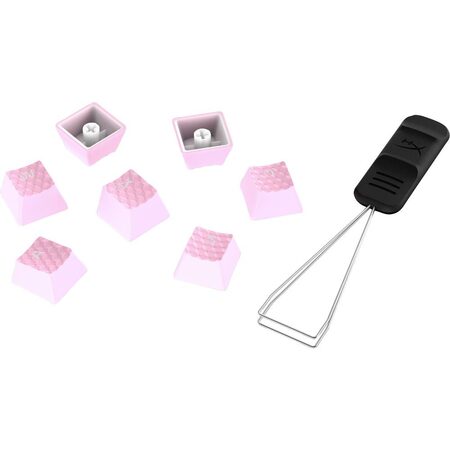 Rubber Keycaps - Pink (US Layout) HYPERX