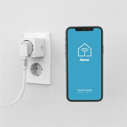 Chytrá zásuvka Hama SMART WiFi mini, měření spotřeby