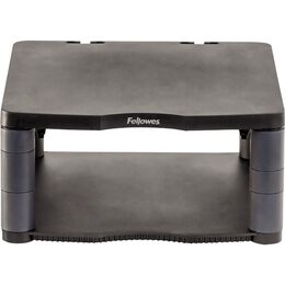 Stojan Fellowes PREMIUM pod monitor, 5 pozic výšky, černo-stříbrný
