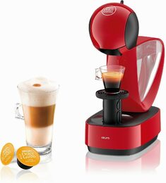 Krups KP170531 Nescafé Dolce Gusto Infinissima manuální kapslový červený