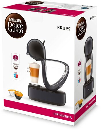 Krups KP170531 Nescafé Dolce Gusto Infinissima manuální kapslový červený