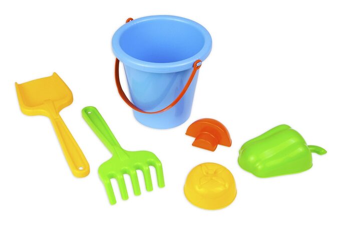 Lena Pískový set 6 dílů s kyblíkem