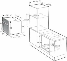 BO6737E02X TROUBA VESTAVNÁ GORENJE