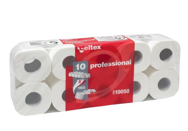 Toaletní papír Celtex Professional 2vrstvy 160 útržků bílý - 10ks