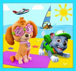 Puzzle Paw Patrol Tlapková Patrola 10v1 Spolehlivý tým v krabici 40x27x6cm