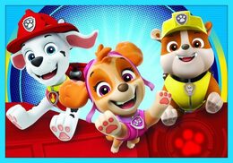 Puzzle Paw Patrol Tlapková Patrola 10v1 Spolehlivý tým v krabici 40x27x6cm