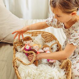 Doudou Jolijou Panenka Léa 16 cm růžová