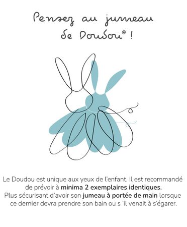 Doudou Dárková sada - Plyšový pejsek s dečkou z  BIO bavlny 15 cm