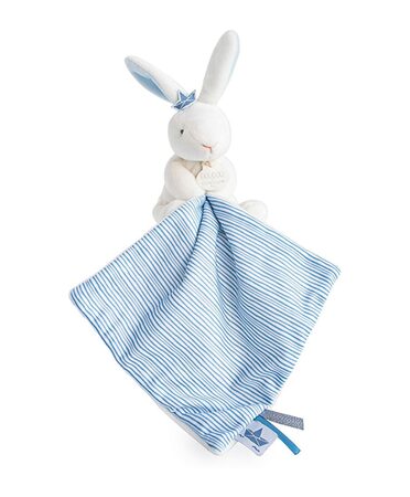 Doudou Dárková sada - králíček námořník s muchláčkem 10 cm