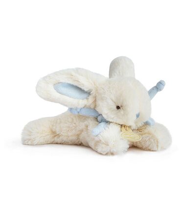 Doudou Dárková sada - Plyšový králíček modrý 16 cm