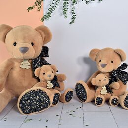 Doudou Histoire d´Ours Plyšový kamarád světle hnědý medvídek 25 cm