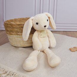 Doudou Histoire d´Ours Plyšový kamarád bílý králíček 40 cm