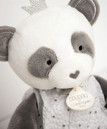 Doudou Dárková sada - plyšová hračka panda 20 cm