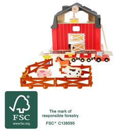 small foot Farma s příslušenstvím, 100% FSC dřevo