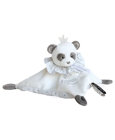Doudou Dárková sada - plyšový muchláček panda 20 cm