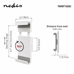 Nedis TWMT100SI pevný držák tabletu 7 - 12", 1 kg