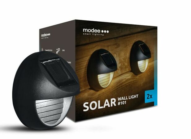 Modee LED solární nástěnné svítidlo ML-WS101 (2ks)