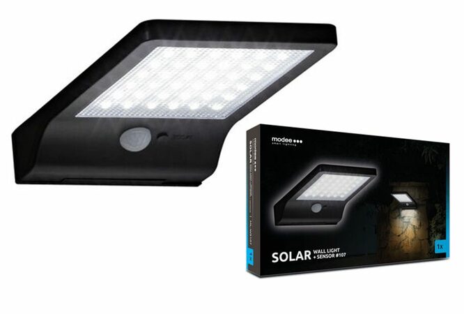 Modee LED solární nástěnné svítidlo s PIR ML-WS107