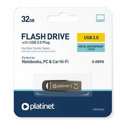 PLATINET PENDRIVE USB 2.0 S-Depo 32GB METAL