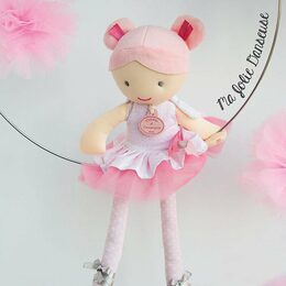 Doudou Jolijou Panenka baletka Lily Rose 36 cm