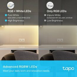 Chytrý LED pásek TP-Link Tapo L930-10 5m, 13W, 230V, přes IP 2,4GHz, stmívatelný