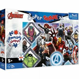 Puzzle 104 XL Super Shape Vaši oblíbení Avengers/The Avengers 60x40cm v krabici 40x27x6cm