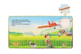Puzzle kniha Práca na farme 17x17cm 6x9 dielikov SK verzia