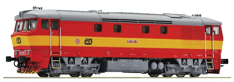 Roco Dieselová lokomotiva řady 751 Bardotka CD - 70922