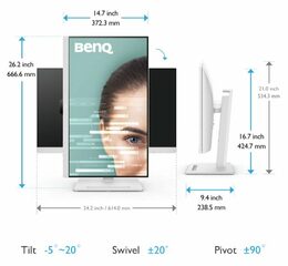 BenQ LCD GW2790QT 27" IPS/2560 × 1440/75Hz/5ms/DP/HDMI/4xUSB/USB-C/vesa/repro/lo