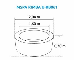 Nafukovací vířivka Marimex  MSPA Rimba U-RB061