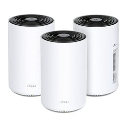 WiFi router TP-Link Deco PX50(3-pack) AX3000 + G15000, WiFi 6E, 1x 2.5GLAN, 2x GLAN / 574Mbps 2,4GHz/ 2402Mbps 5GHz