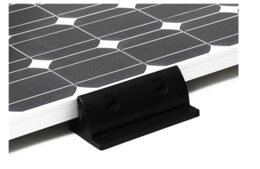 Držák MHPower plastové podélné pro uchycení solárních panelů - černé (2ks sada)