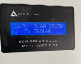 Regulátor ECO Solar Boost MPPT-3000 PRO solární MPPT pro ohřev vody, výstup 230V, vstup 350V