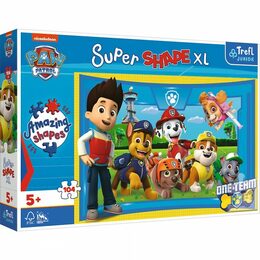 Puzzle 104 XL Super Shape Přátelé štěňat Tlapková patrola/Paw patrol 60x40cm v krabici 40x27x6cm